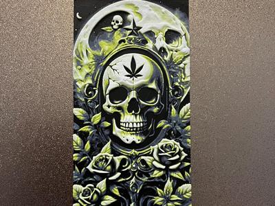 skull and roses hueforge