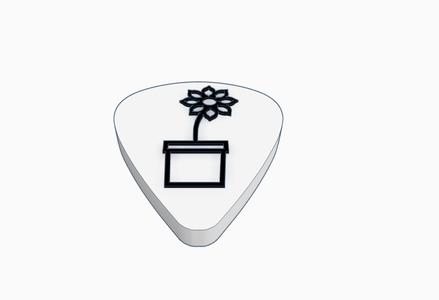 Plant Guitar Pick Holder