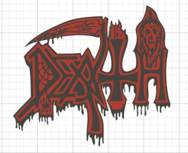 Death Band Logo (Scream Bloody Gore - Spiritual Healing)
