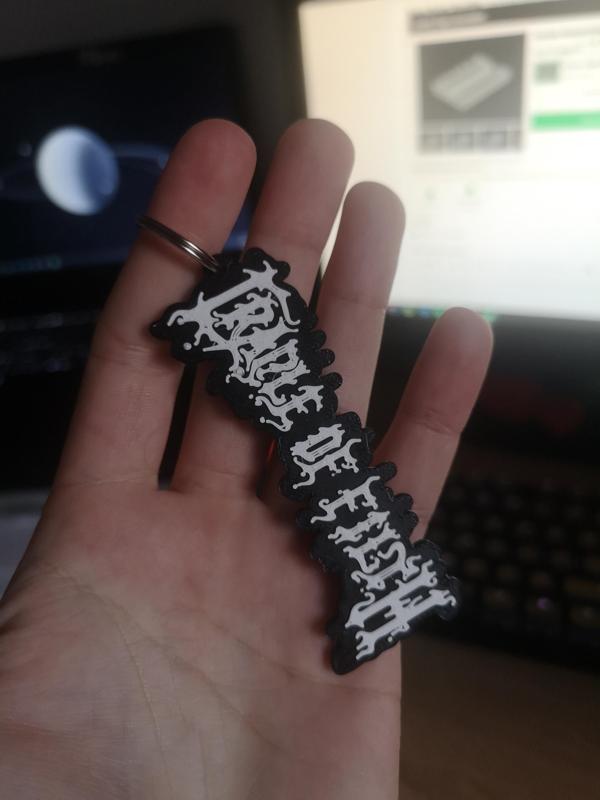 Cradle of Filth Keychain - Strong version