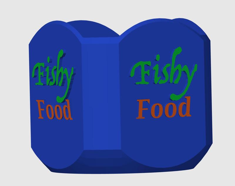 Fishy Food Bucket for all of your Aquatic Container Needs