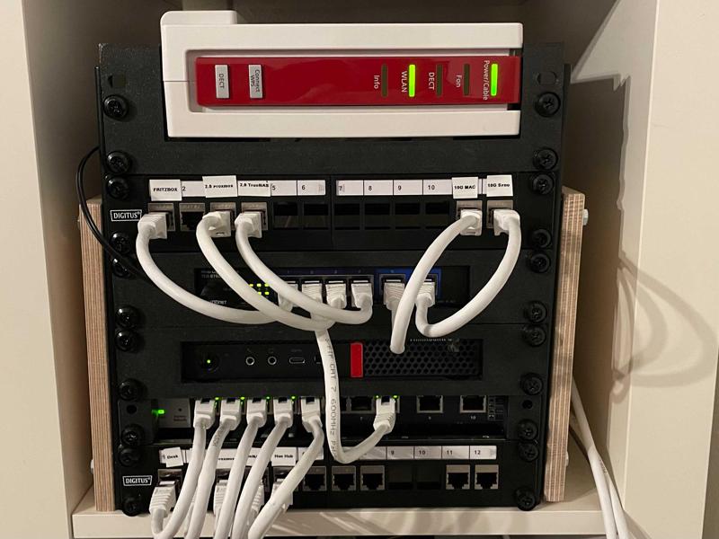 FRITZ!Box 6591 Cable - 10-Inch Rack Mount Shelf