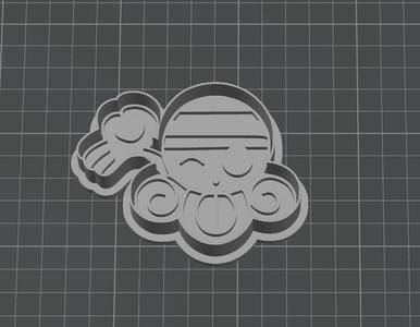 One Piece Nami Pirate Cookie Cutter flag