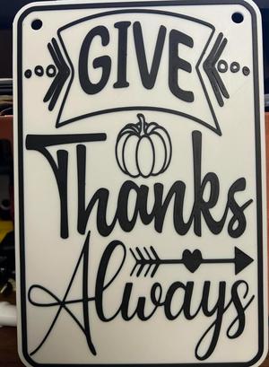 give thanks