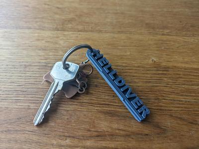 Helldiver keychain
