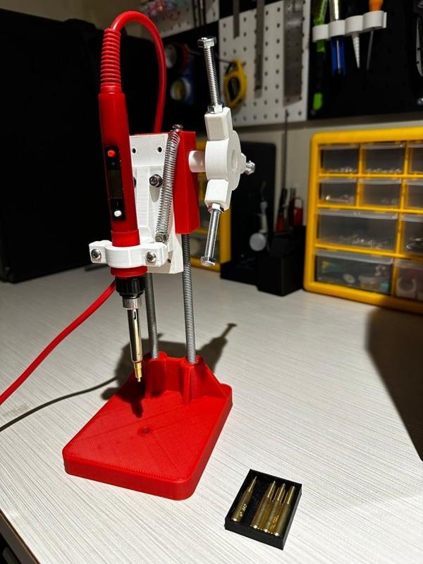 Solder Press for Threaded Inserts - Soldering press - Insert Press
