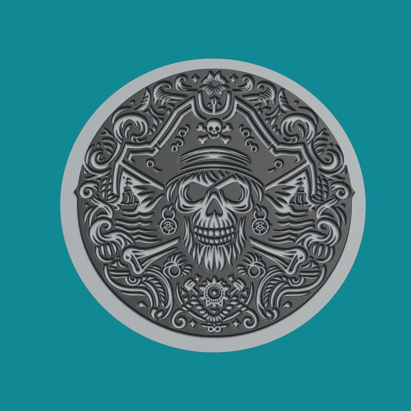 Pirate Medallion