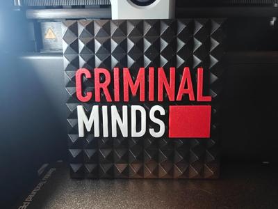 Criminal Minds Sign/Wall Art