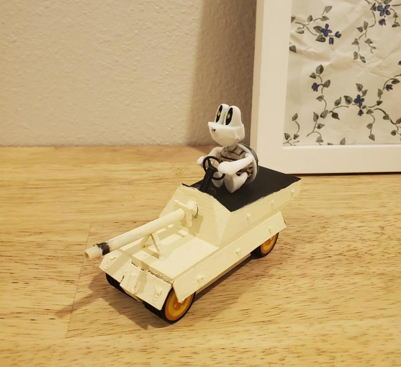 Dry Bomber Kart W/ Dry Bones mario kart ds