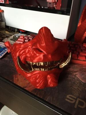Samurai Mask Model 2 - Separated teeth