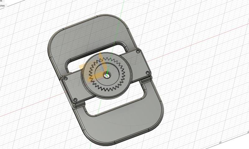 Base of rotational gun holster
