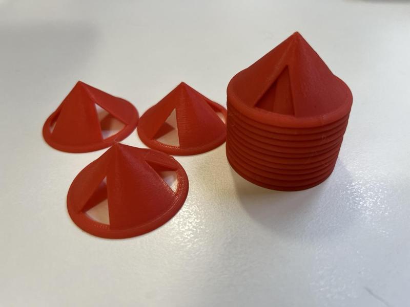 Stackable paint cone