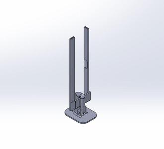 R9 Full Size Antenna Folding Mount