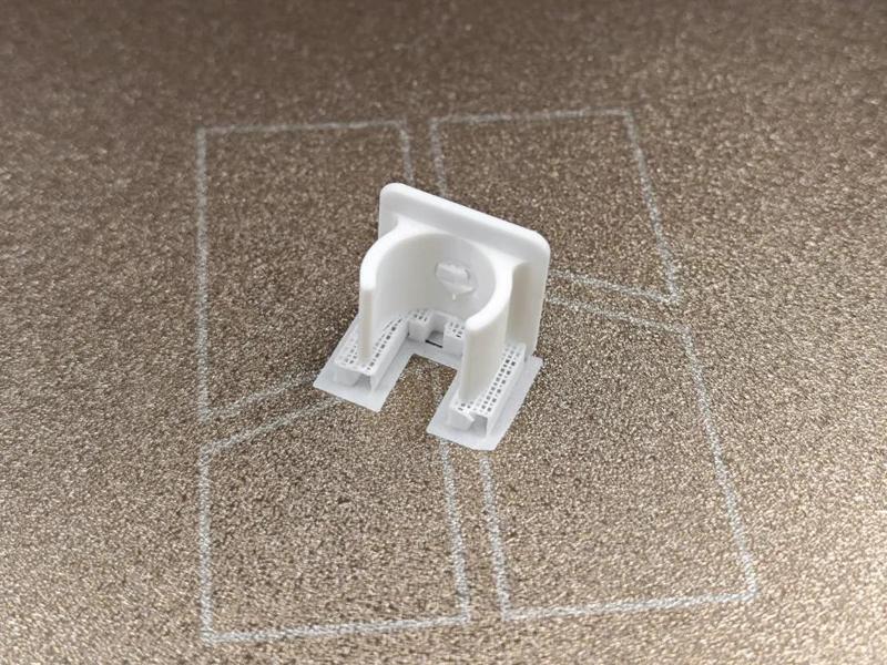 4-part aluminum-plastic pipe clamp/pipe clip 16MM outer diameter 20MM 25MM