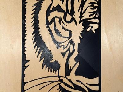 Tiger Stencil
