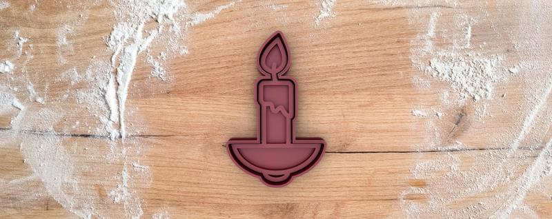 Candle 2 cookie cutter