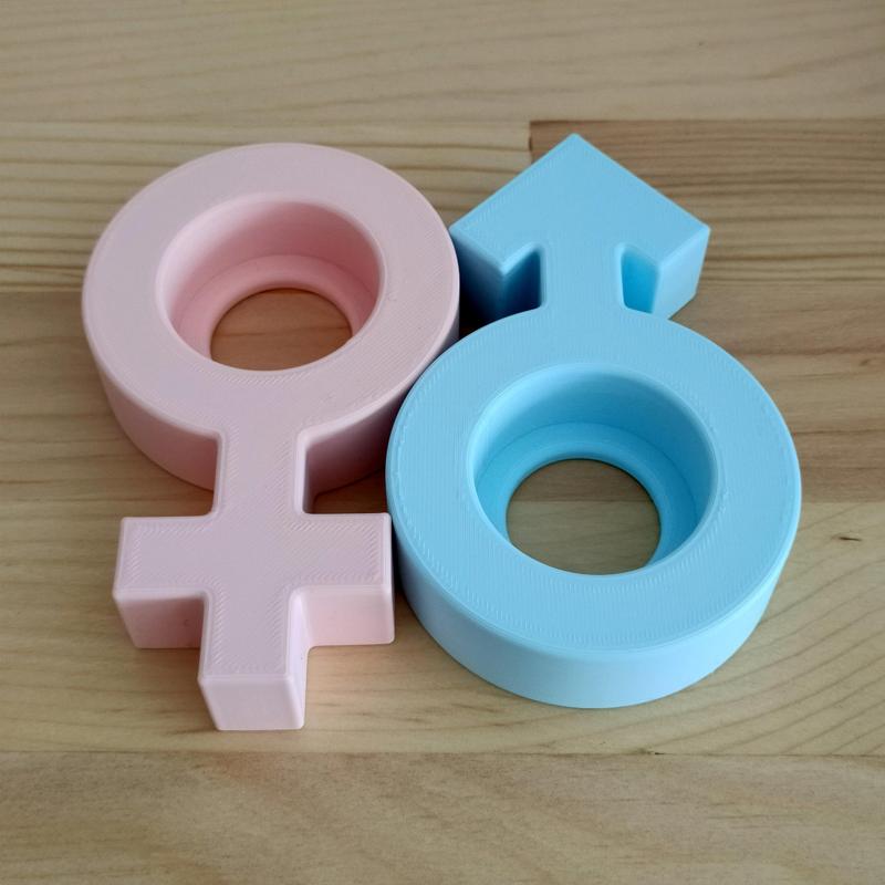 T-Light Female and Male (Separate)