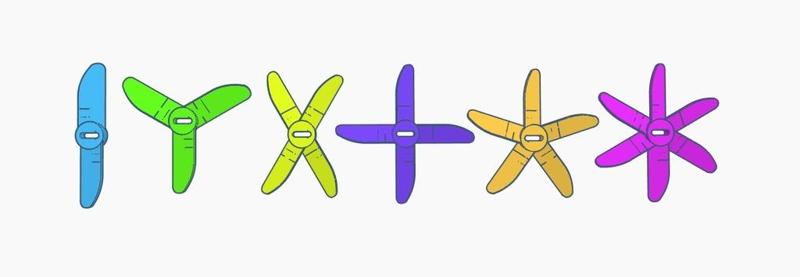 2" Propellers - 3 holes mounting style