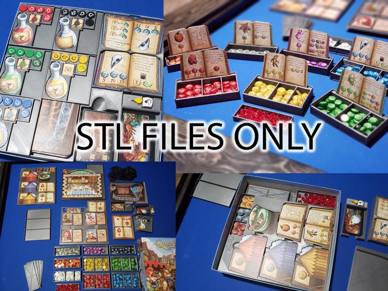 STL Files for The Quacks of Quedlinburg & both expansions in one box