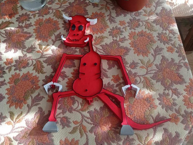 Dominik Domino demon from polish cartoon