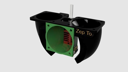 Creality CR-10S dual 40mm part cooler and 40mm Hot end fan for Stock Hot-End