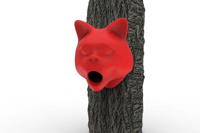 Cat Birdhouse