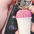 Pumpkin Spice Latte Keychain