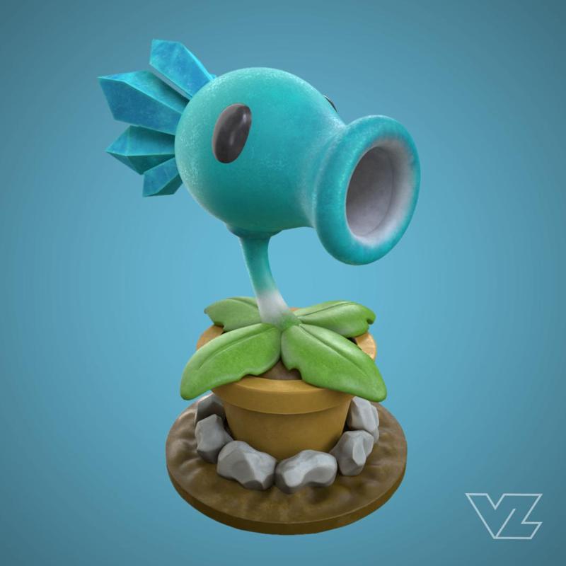 Snow Pea - Plants vs Zombies