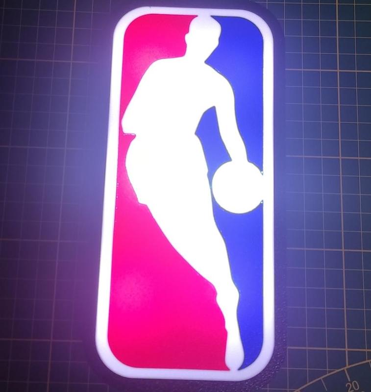 NBA Logo Lamp