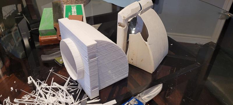 Exterior exhaust vent (155mm)