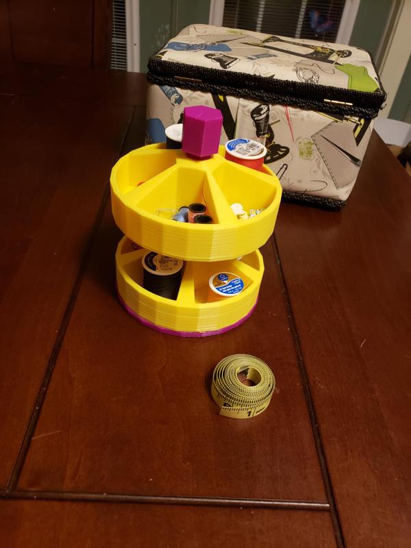 Stackable Small Parts/Supplies Organizer Turntable