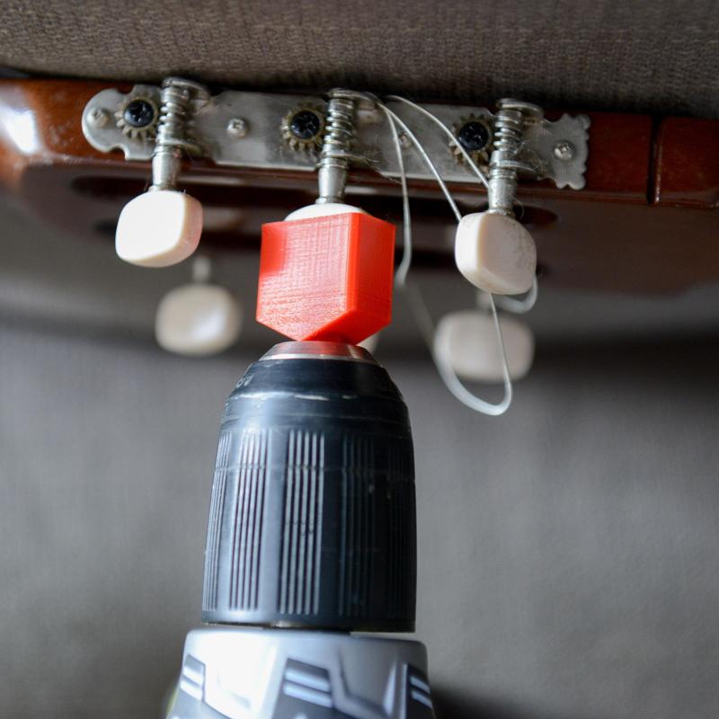 String Winder Drill Adaptor