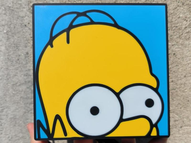 Homer Simpson head lamp