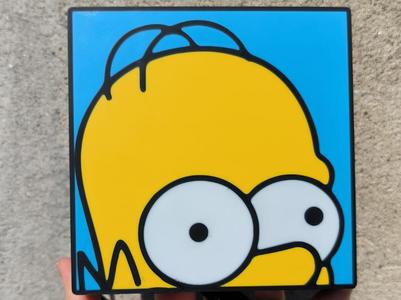 Homer Simpson head lamp