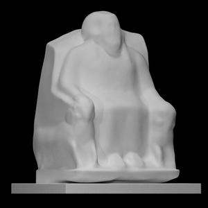 Seated figure