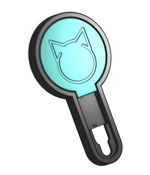 Ikea Tisken mountable with screw