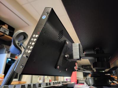Small monitor clamp