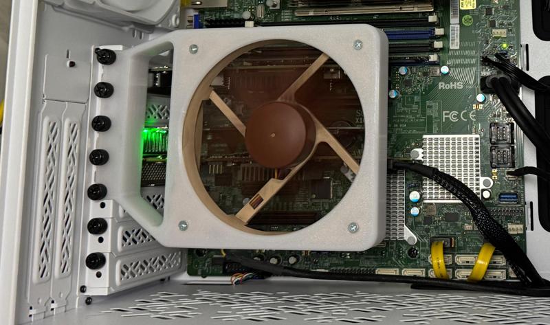 PCI bracket for 120mm FAN