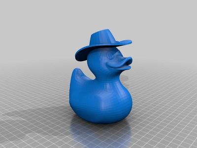 Cowboy Rubber Duck