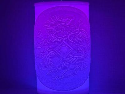 Rotating Lithophane Lamp Shenmue Mirrors Theme