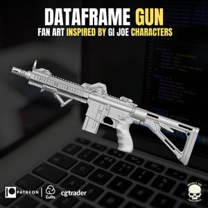 Dataframe Accesory 3D printable File For Action Figures