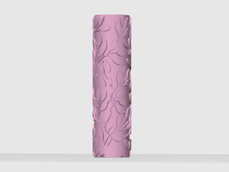 Leaf Pattern Texture Roller