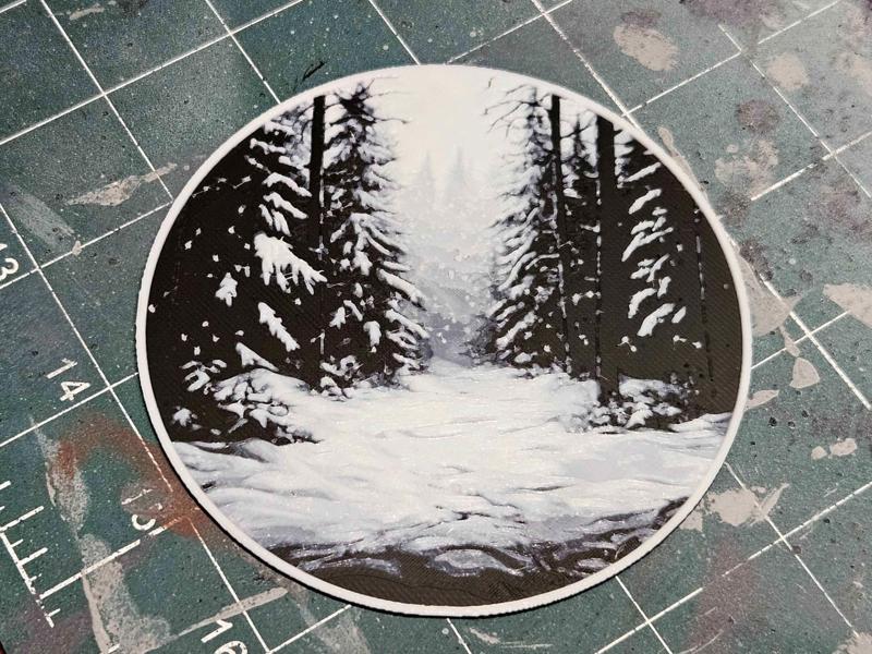 Winter Forest Coaster