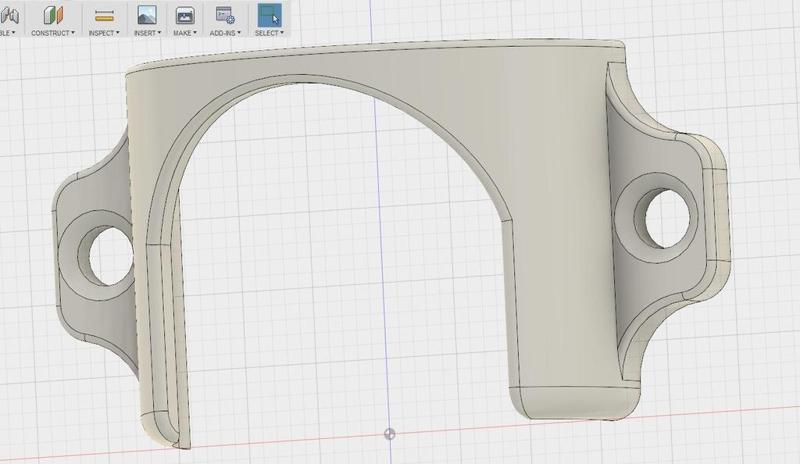 Monitor cable holder 