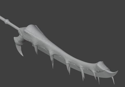 Tigrine Need - Tigrex's longsword - Monster Hunter