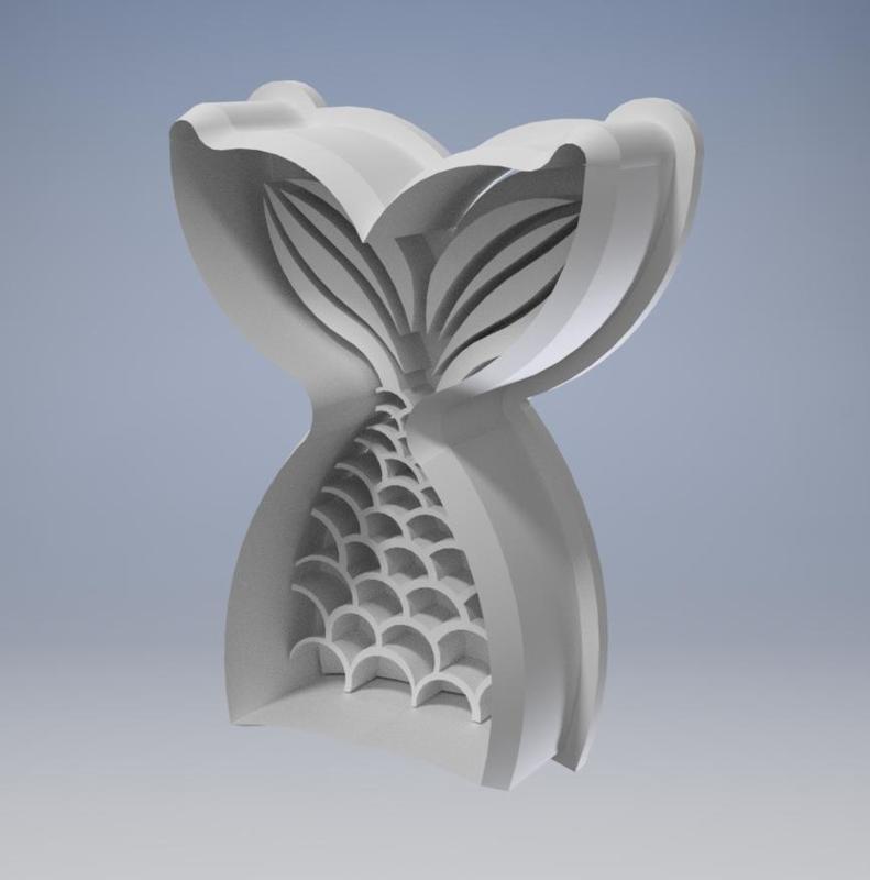 Mermaid tail - seal and cutter