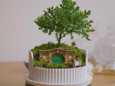 Lord of the Rings - Hobbiton Bonsai Terrarium Pot