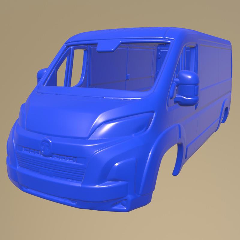 Vauxhall Movano Van L2H1 2024 PRINTABLE CAR BODY