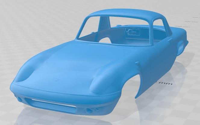 Lotus Elan Sprint Coupe 1971 Printable Body Car