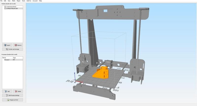 Anet A8 build plate for simplify3d